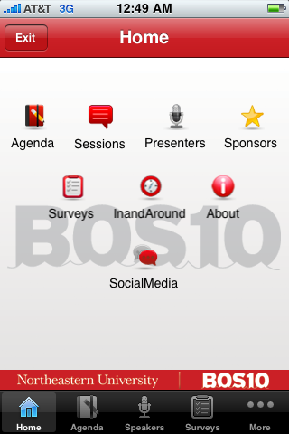 Screenshot - OACAC BOS10 App
