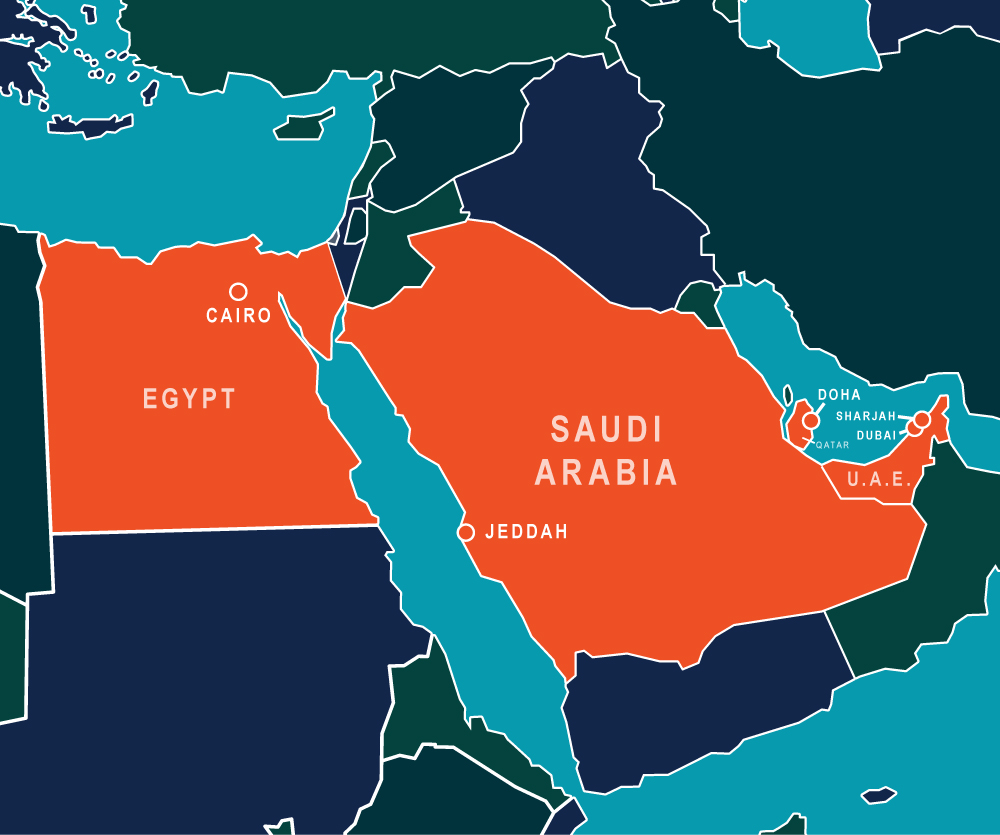 Spring_2026_Tour-Map_10-14 Map of the Spring 2026 Middle East Student Recruitment Tour Itinerary.