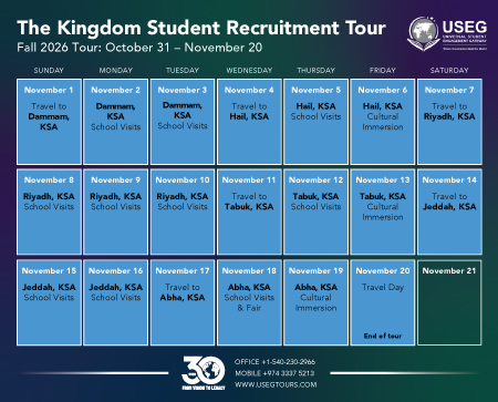 The Kingdom Fall 2026 Tour Calendar