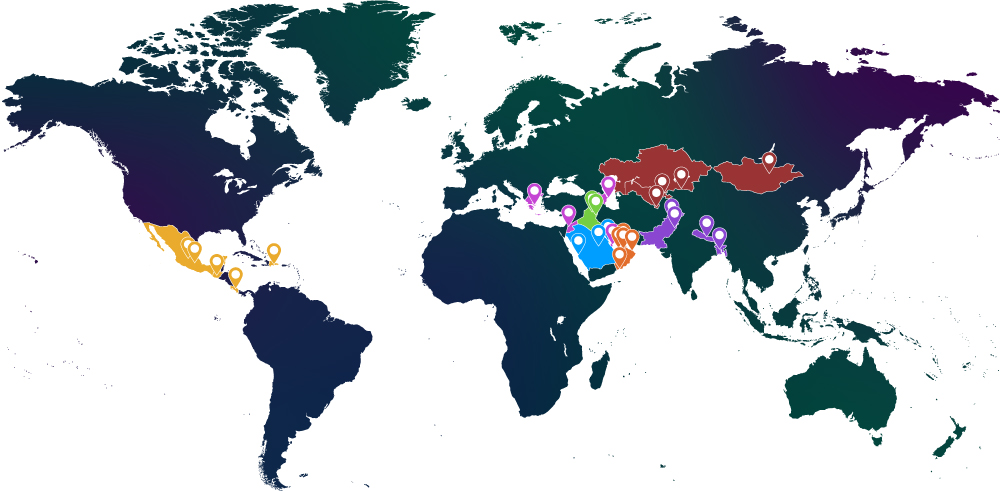 Fall 2026 World Tour Map